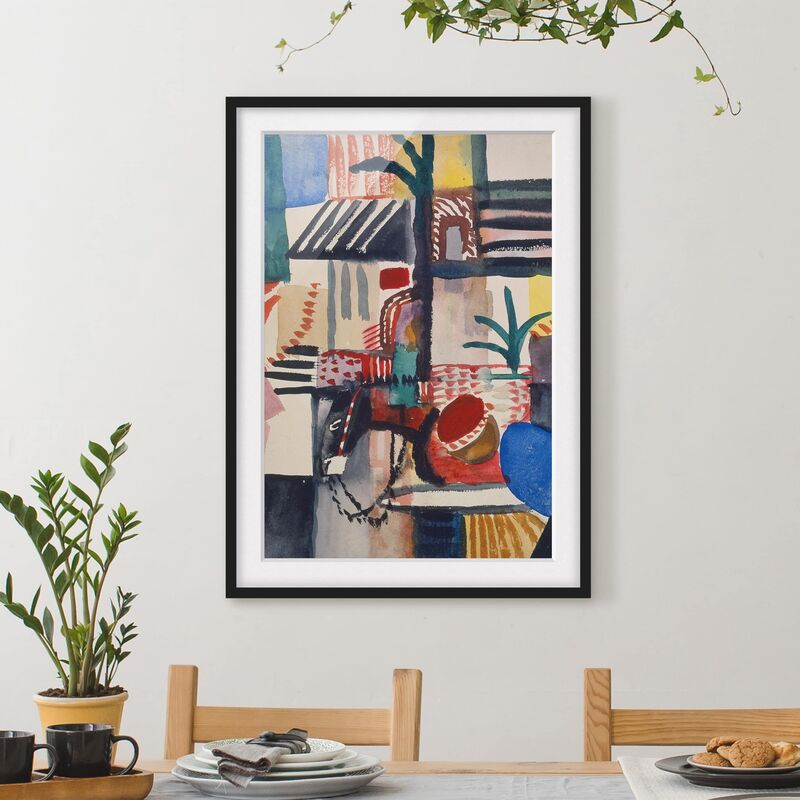 Póster enmarcado - August Macke - Man With Donkey Dimensión LxA: 100cm x 70cm, Marco: Negro
Póster enmarcado - August Macke - Man With Donkey Dimensión LxA: 100cm x 70cm, Marco: Negro