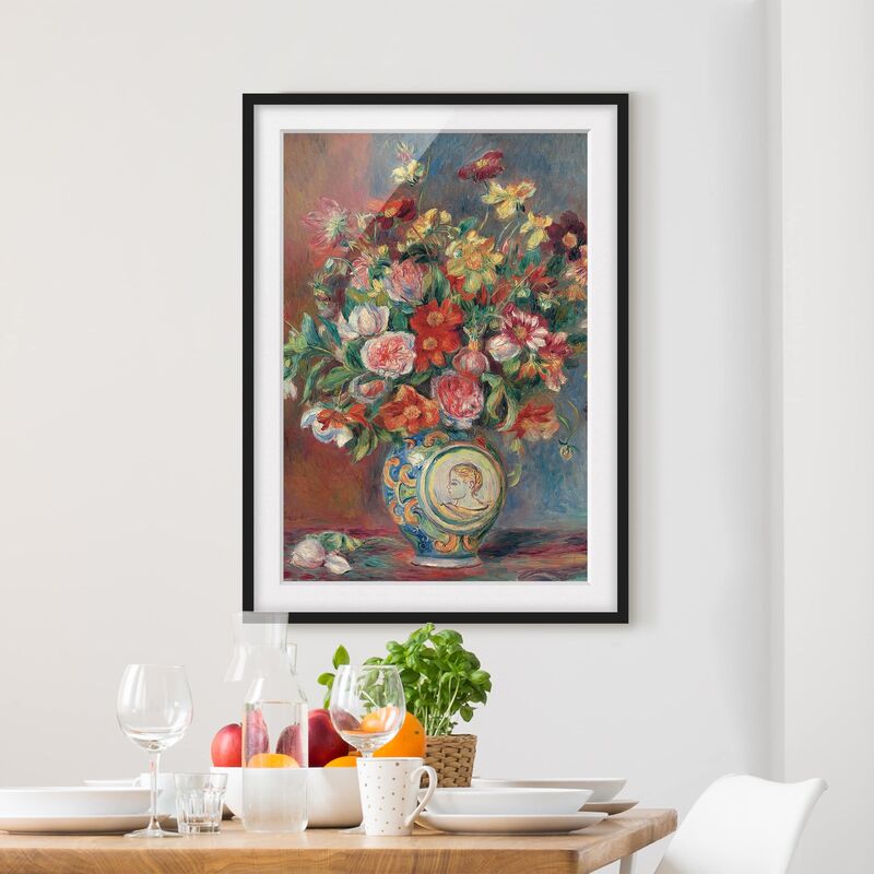 Póster enmarcado - Auguste Renoir - Flower Vase Dimensión LxA: 100cm x 70cm, Marco: Negro
Póster enmarcado - Auguste Renoir - Flower Vase Dimensión LxA: 100cm x 70cm, Marco: Negro