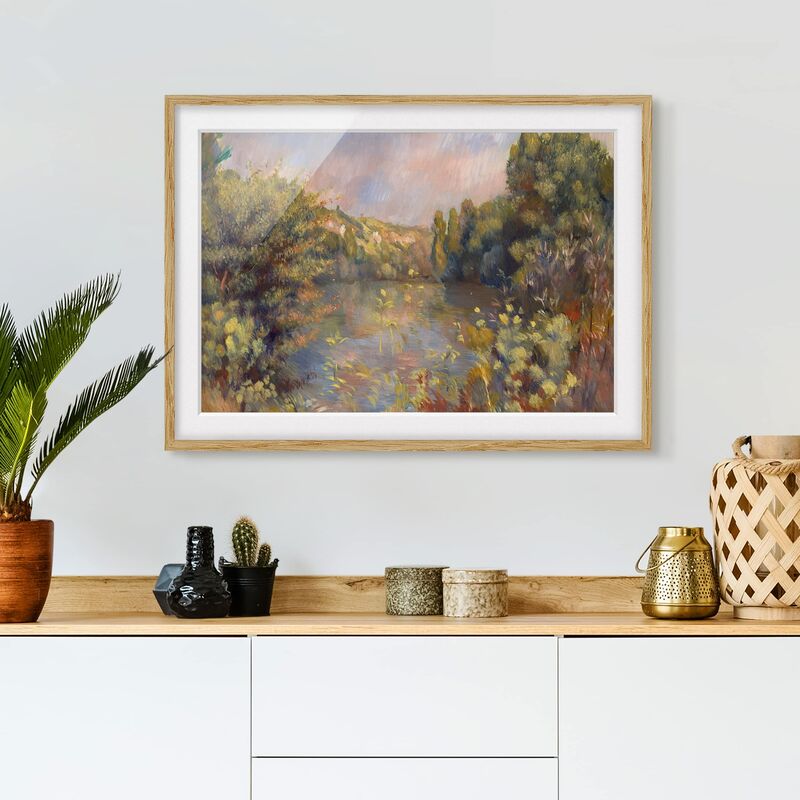 Póster enmarcado - Auguste Renoir - Landscape With Lake Dimensión LxA: 70cm x 100cm, Marco: Roble
Póster enmarcado - Auguste Renoir - Landscape With Lake Dimensión LxA: 70cm x 100cm, Marco: Roble