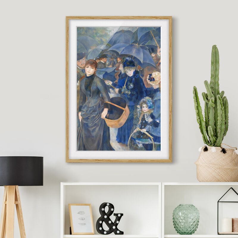 Póster enmarcado - Auguste Renoir - Umbrellas Dimensión LxA: 55cm x 40cm, Marco: Roble
Póster enmarcado - Auguste Renoir - Umbrellas Dimensión LxA: 55cm x 40cm, Marco: Roble