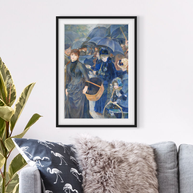 Póster enmarcado - Auguste Renoir - Umbrellas Dimensión LxA: 55cm x 40cm, Marco: Negro
Póster enmarcado - Auguste Renoir - Umbrellas Dimensión LxA: 55cm x 40cm, Marco: Negro