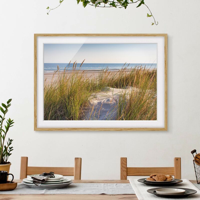 Póster enmarcado - Beach Dune Al Mare Dimensión LxA: 50cm x 70cm, Marco: Roble
Póster enmarcado - Beach Dune Al Mare Dimensión LxA: 50cm x 70cm, Marco: Roble