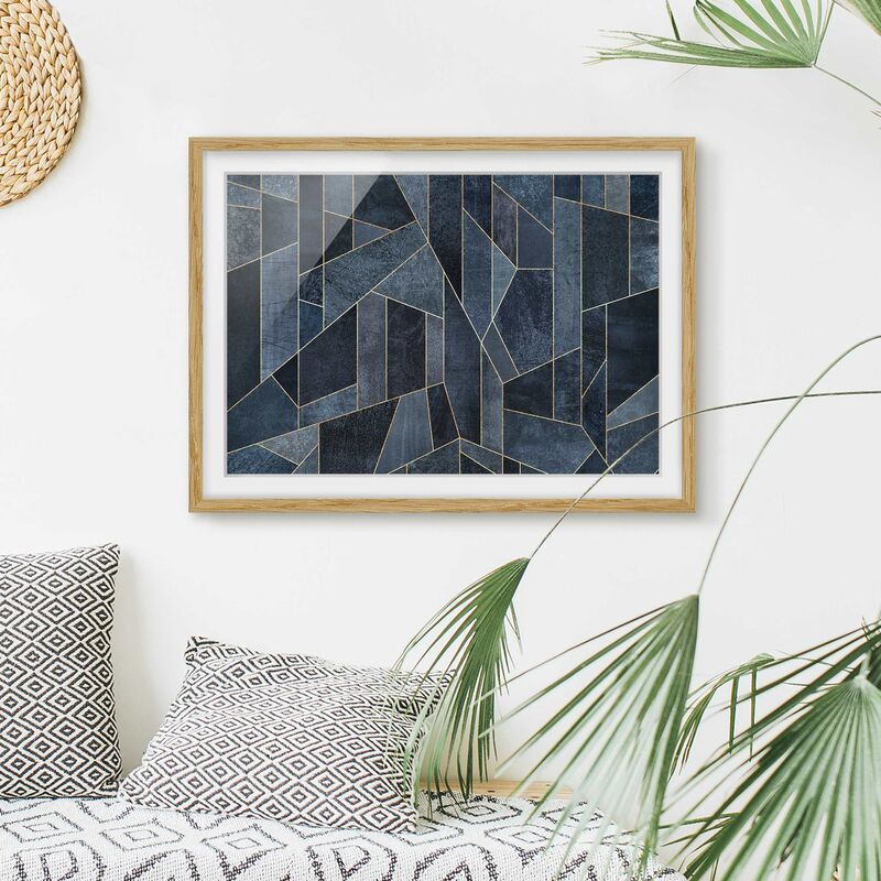 Póster enmarcado - Blu Geometria Acquerello Dimensión LxA: 70cm x 100cm, Marco: Roble
Póster enmarcado - Blu Geometria Acquerello Dimensión LxA: 70cm x 100cm, Marco: Roble