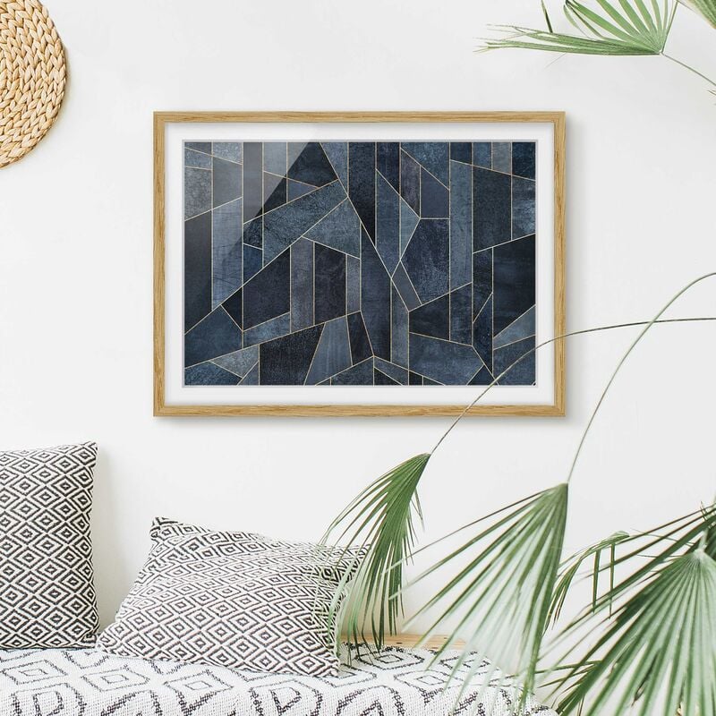 Póster enmarcado - Blu Geometria Acquerello Dimensión LxA: 50cm x 70cm, Marco: Roble
Póster enmarcado - Blu Geometria Acquerello Dimensión LxA: 50cm x 70cm, Marco: Roble