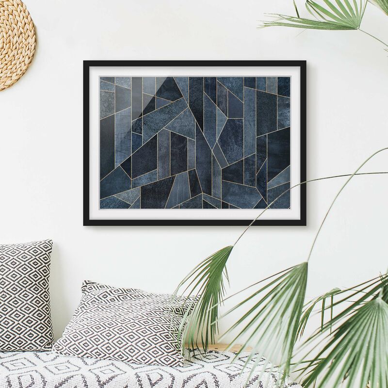 Póster enmarcado - Blu Geometria Acquerello Dimensión LxA: 18cm x 24cm, Marco: Negro
Póster enmarcado - Blu Geometria Acquerello Dimensión LxA: 18cm x 24cm, Marco: Negro