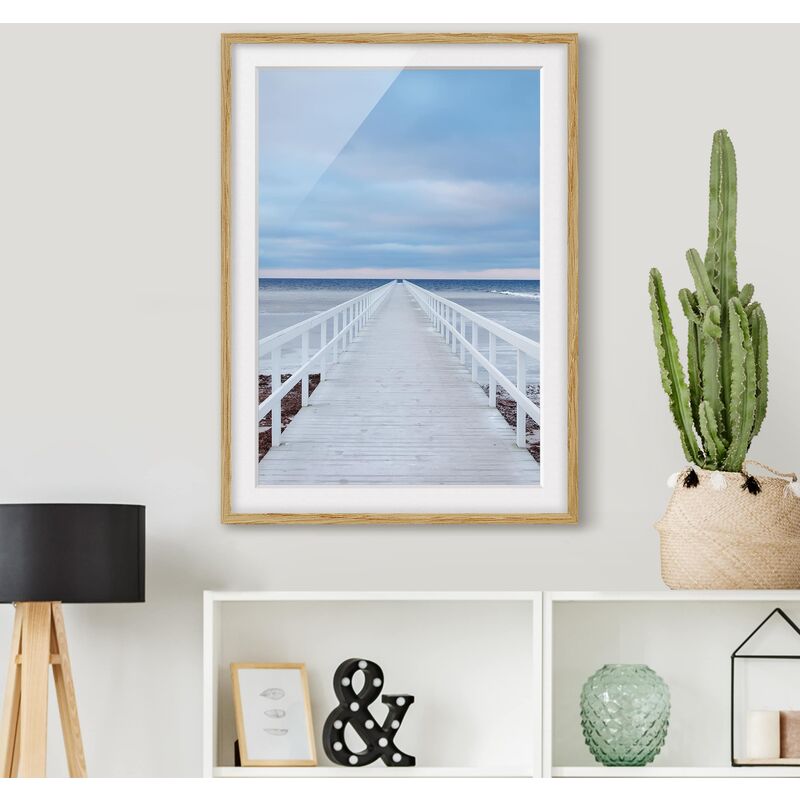 Póster enmarcado - Bridge In Sweden Dimensión LxA: 70cm x 50cm, Marco: Roble
Póster enmarcado - Bridge In Sweden Dimensión LxA: 70cm x 50cm, Marco: Roble