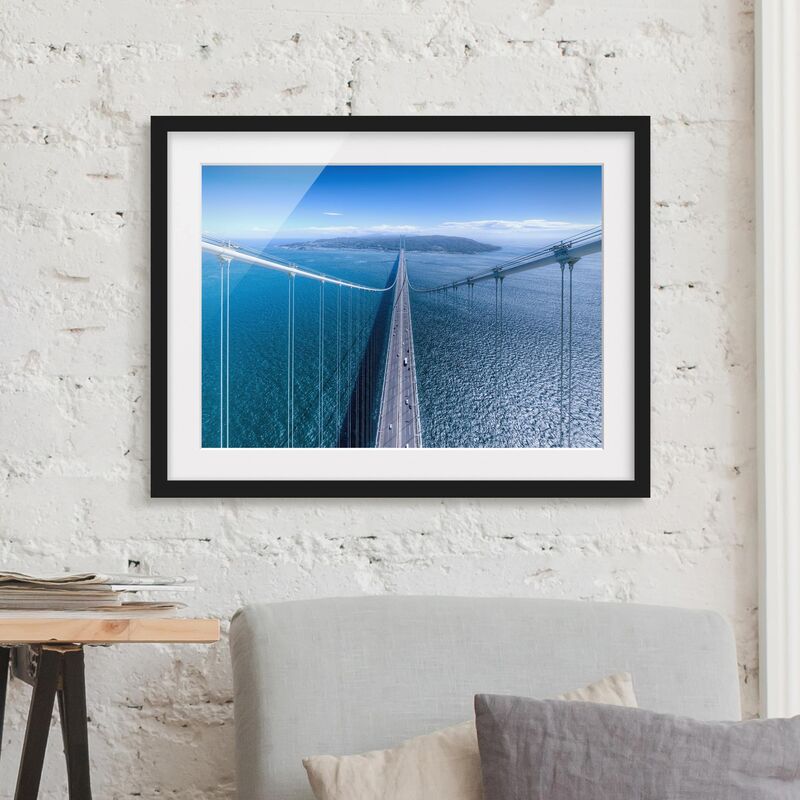 Póster enmarcado - Bridge to the Islanda Dimensión LxA: 40cm x 55cm, Marco: Negro
Póster enmarcado - Bridge to the Islanda Dimensión LxA: 40cm x 55cm, Marco: Negro