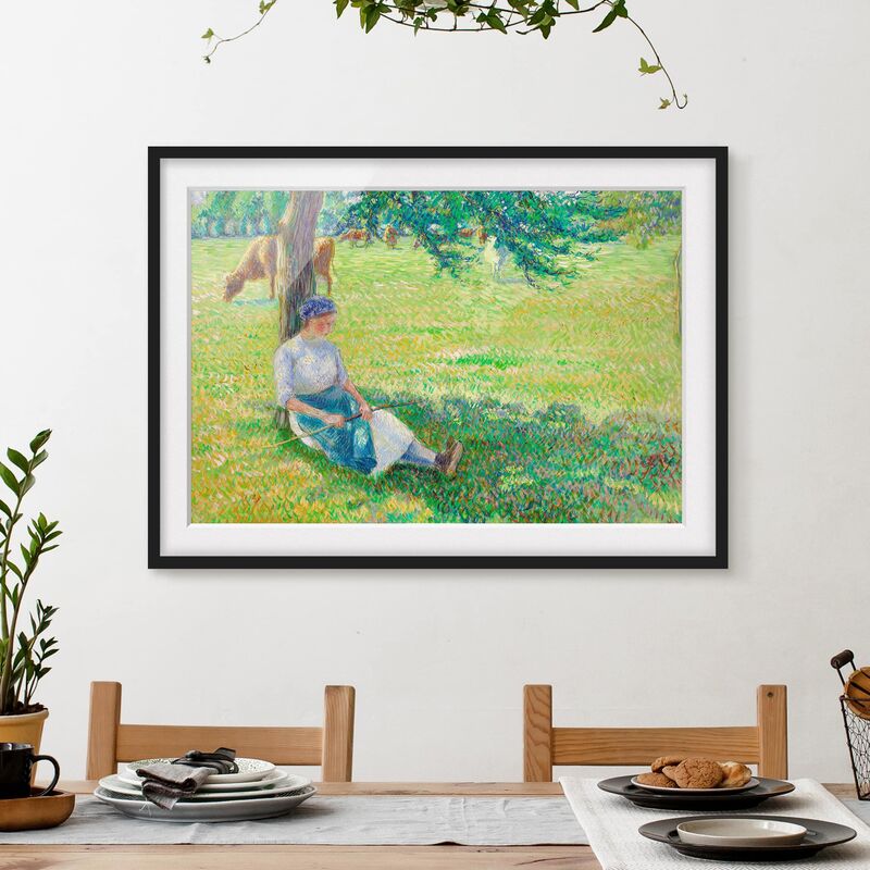 Póster enmarcado - Camille Pissarro - Cowherd Dimensión LxA: 30cm x 40cm, Marco: Negro
Póster enmarcado - Camille Pissarro - Cowherd Dimensión LxA: 30cm x 40cm, Marco: Negro