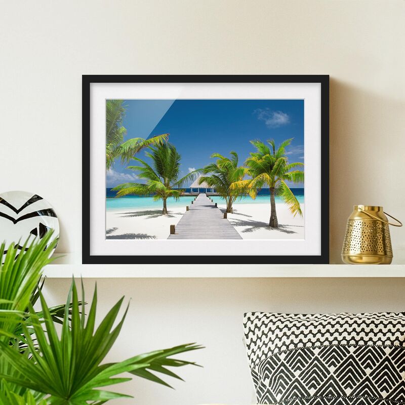 Póster enmarcado - Catwalk To Paradise Dimensión LxA: 50cm x 70cm, Marco: Negro
Póster enmarcado - Catwalk To Paradise Dimensión LxA: 50cm x 70cm, Marco: Negro