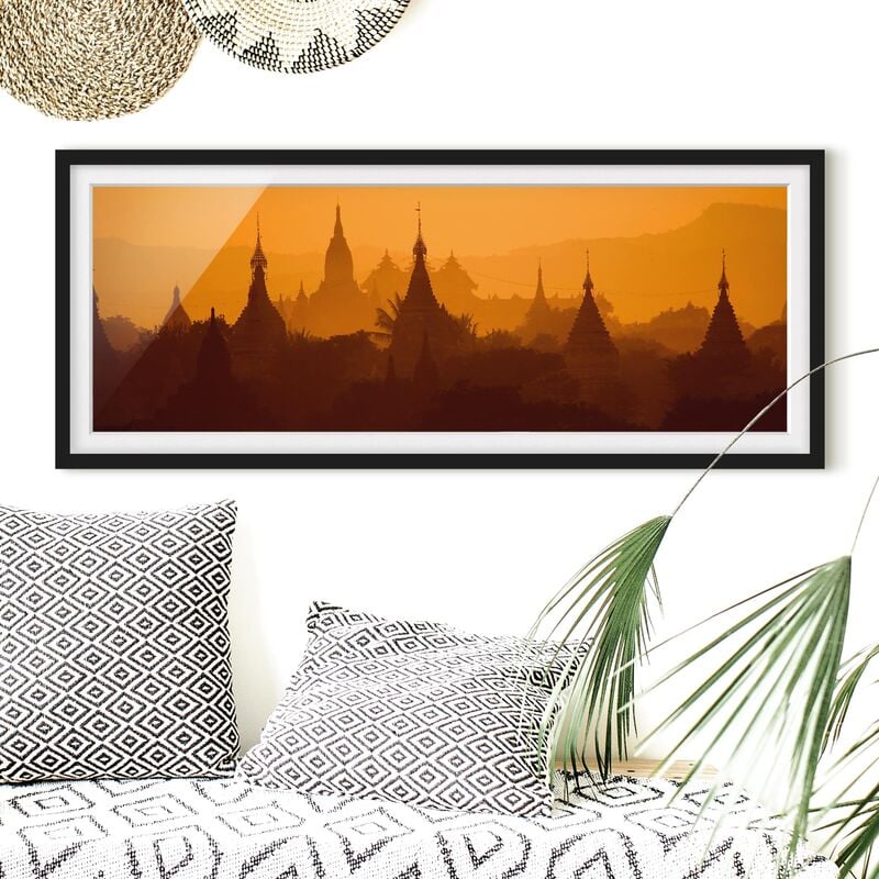 Póster enmarcado - Città Temple In Myanmar Dimensión LxA: 30cm x 75cm, Marco: Negro
Póster enmarcado - Città Temple In Myanmar Dimensión LxA: 30cm x 75cm, Marco: Negro