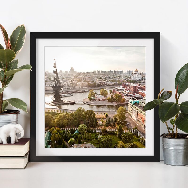 Póster enmarcado - City Of Moscow Dimensión LxA: 70cm x 70cm, Marco: Negro 
Póster enmarcado - City Of Moscow Dimensión LxA: 70cm x 70cm, Marco: Negro