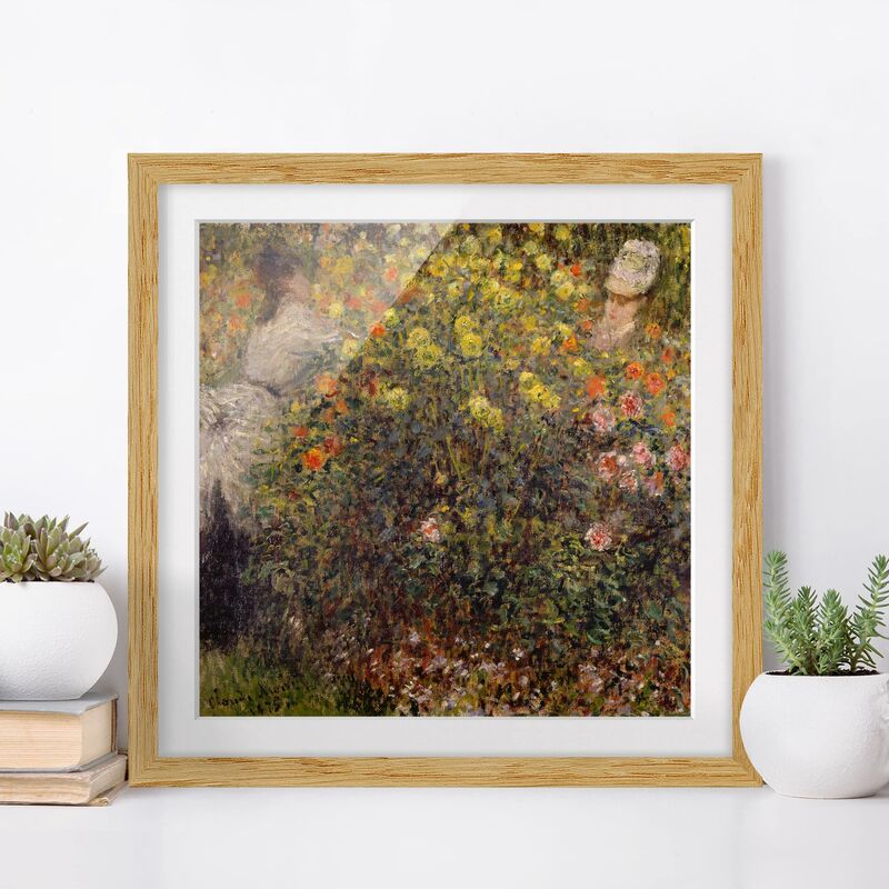 Póster enmarcado - Claude Monet - Flower Garden Dimensión LxA: 70cm x 70cm, Marco: Roble
Póster enmarcado - Claude Monet - Flower Garden Dimensión LxA: 70cm x 70cm, Marco: Roble