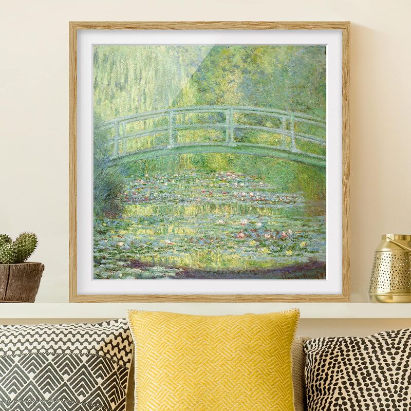 Póster enmarcado - Claude Monet - Japanese Bridge Dimensión LxA: 50cm x 50cm, Marco: Roble
Póster enmarcado - Claude Monet - Japanese Bridge Dimensión LxA: 50cm x 50cm, Marco: Roble