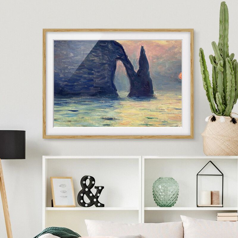 Póster enmarcado - Claude Monet - Rock Sunset Dimensión LxA: 30cm x 40cm, Marco: Roble
Póster enmarcado - Claude Monet - Rock Sunset Dimensión LxA: 30cm x 40cm, Marco: Roble