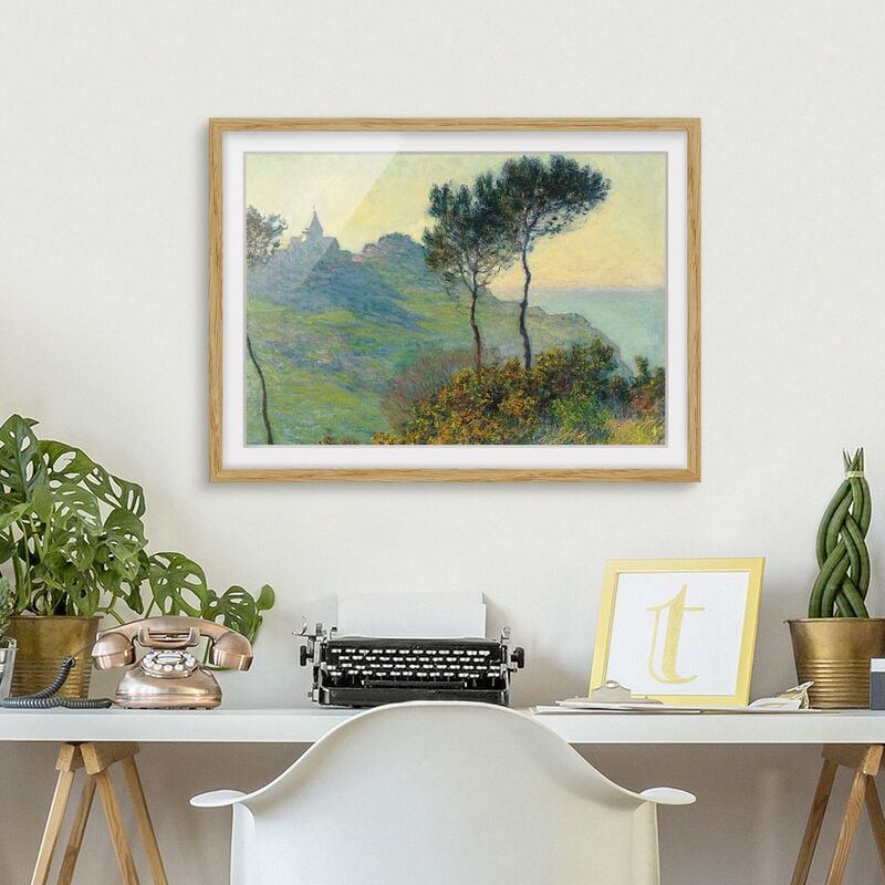 Póster enmarcado - Claude Monet - Varengeville Evening Sun Dimensión LxA: 40cm x 55cm, Marco: Roble
Póster enmarcado - Claude Monet - Varengeville Evening Sun Dimensión LxA: 40cm x 55cm, Marco: Roble