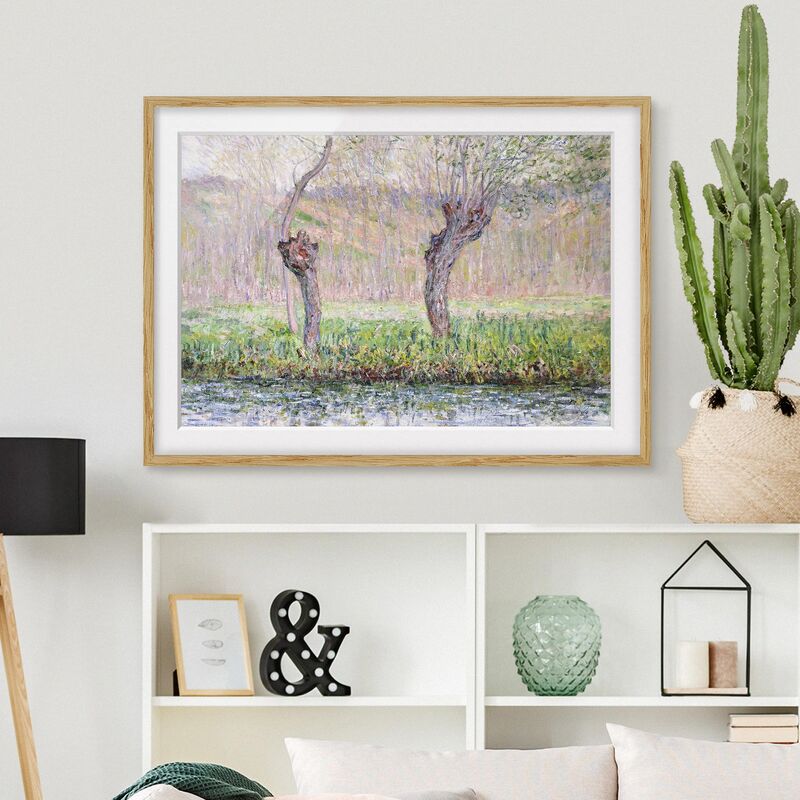 Póster enmarcado - Claude Monet - Willows Spring Dimensión LxA: 30cm x 40cm, Marco: Roble
Póster enmarcado - Claude Monet - Willows Spring Dimensión LxA: 30cm x 40cm, Marco: Roble