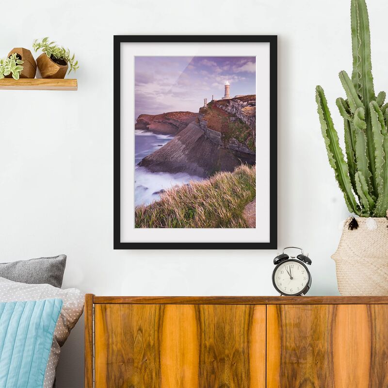Póster enmarcado - Cliffs And Lighthouse Dimensión LxA: 100cm x 70cm, Marco: Negro
Póster enmarcado - Cliffs And Lighthouse Dimensión LxA: 100cm x 70cm, Marco: Negro