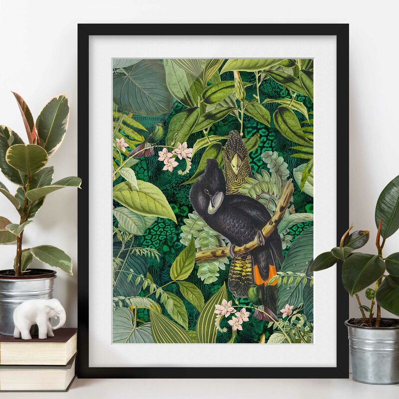 Póster enmarcado - Colorato collage - Cacatua In The Jungle Dimensión LxA: 100cm x 70cm, Marco: Negro
Póster enmarcado - Colorato collage - Cacatua In The Jungle Dimensión LxA: 100cm x 70cm, Marco: Negro