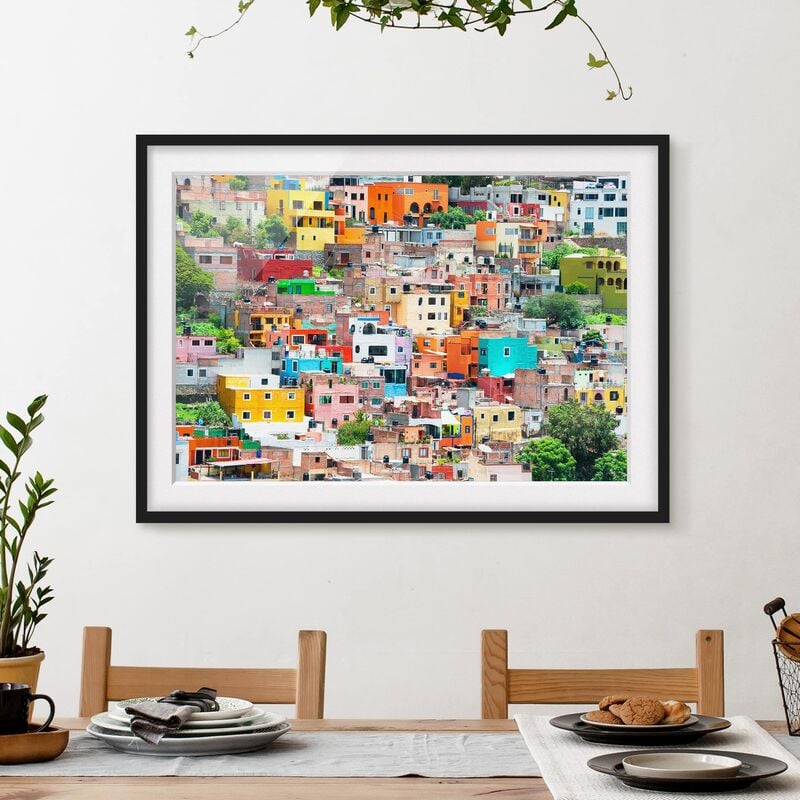 Póster enmarcado - Colored Houses Front Guanajuato Dimensión LxA: 18cm x 24cm, Marco: Negro
Póster enmarcado - Colored Houses Front Guanajuato Dimensión LxA: 18cm x 24cm, Marco: Negro