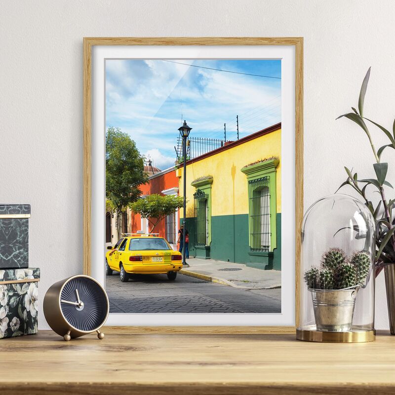 Póster enmarcado - Colorful Mexican Street Dimensión LxA: 24cm x 18cm, Marco: Roble
Póster enmarcado - Colorful Mexican Street Dimensión LxA: 24cm x 18cm, Marco: Roble