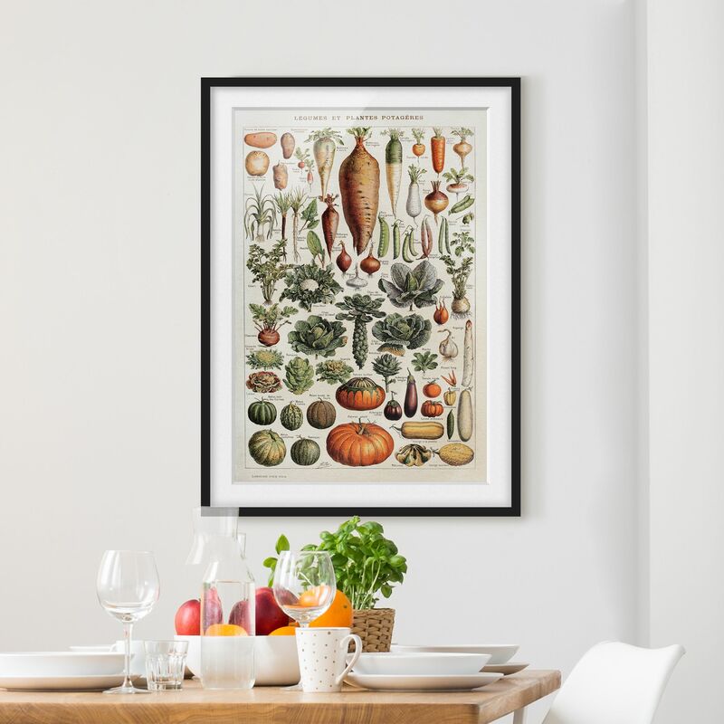 Póster enmarcado - Consiglio Vintage Verdure Dimensión LxA: 70cm x 50cm, Marco: Negro
Póster enmarcado - Consiglio Vintage Verdure Dimensión LxA: 70cm x 50cm, Marco: Negro