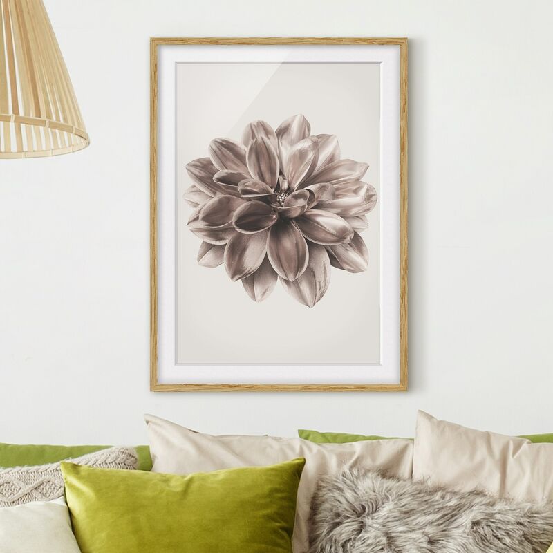 Póster enmarcado - Dalia in bronzo metallico centrato in beige Dimensión LxA: 100cm x 70cm, Marco: Roble
Póster enmarcado - Dalia in bronzo metallico centrato in beige Dimensión LxA: 100cm x 70cm, Marco: Roble