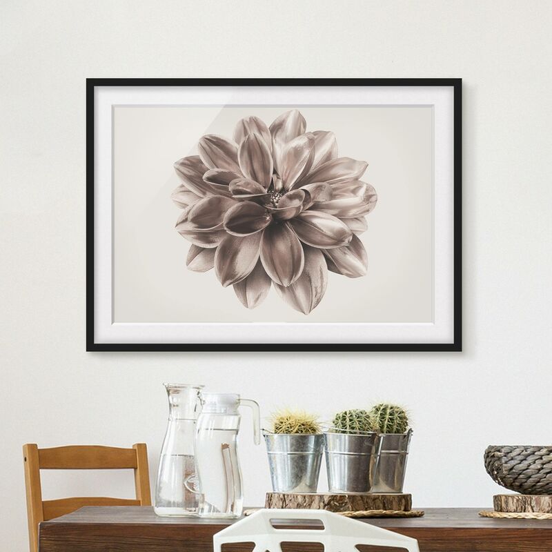 Póster enmarcado - Dalia in bronzo metallico centrato in beige Dimensión LxA: 40cm x 55cm, Marco: Negro
Póster enmarcado - Dalia in bronzo metallico centrato in beige Dimensión LxA: 40cm x 55cm, Marco: Negro