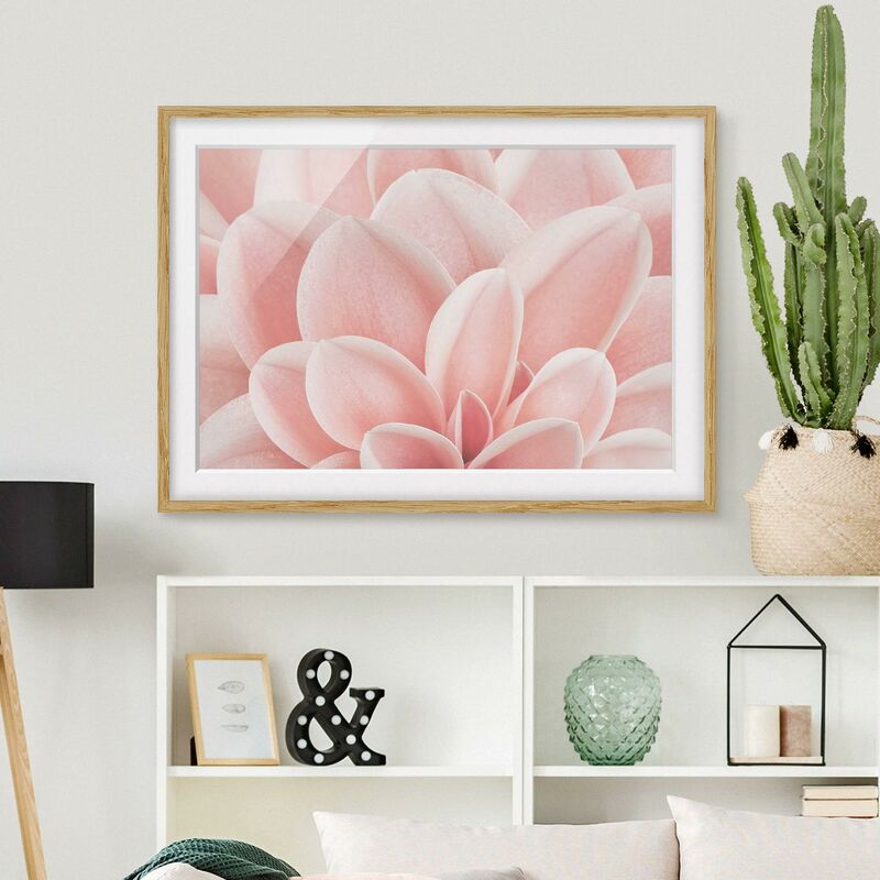 Póster enmarcado - Dettaglio di dalia con petali rosa Dimensión LxA: 50cm x 70cm, Marco: Roble
Póster enmarcado - Dettaglio di dalia con petali rosa Dimensión LxA: 50cm x 70cm, Marco: Roble