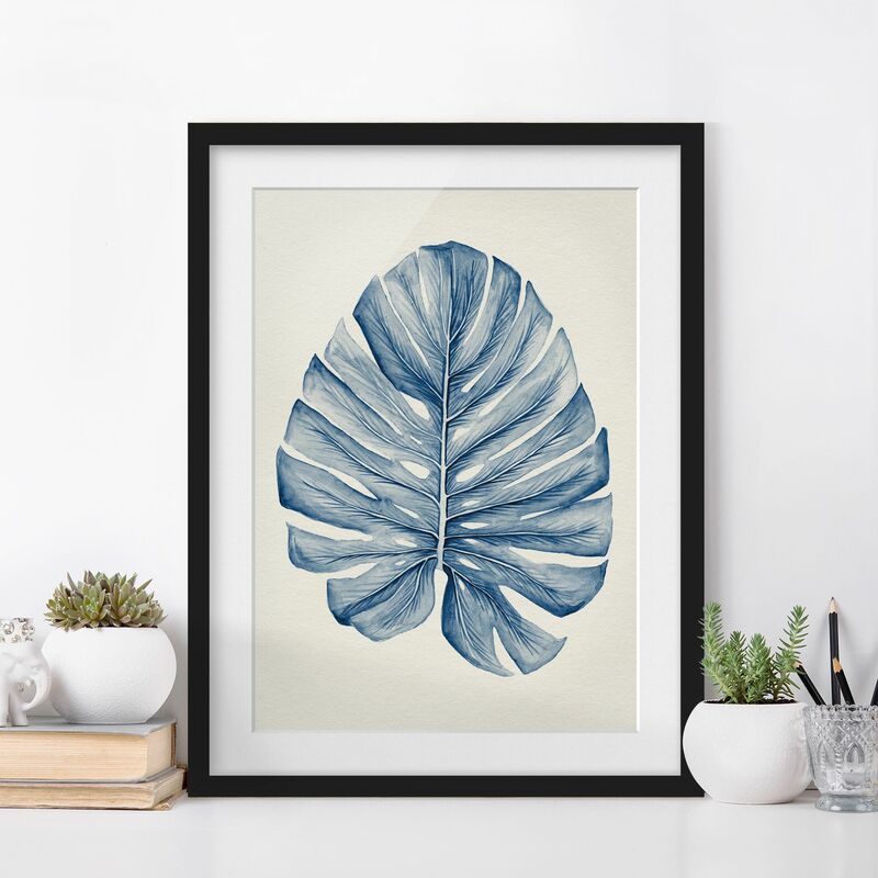 Póster enmarcado - Disegno tropicale Monstera In Indigo Dimensión LxA: 70cm x 50cm, Marco: Negro
Póster enmarcado - Disegno tropicale Monstera In Indigo Dimensión LxA: 70cm x 50cm, Marco: Negro
