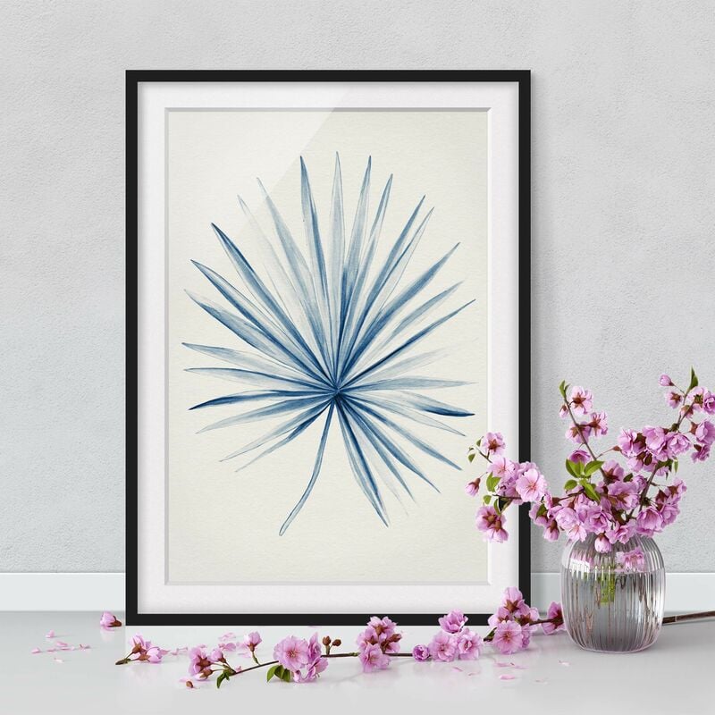 Póster enmarcado - Disegno tropicale Palma a Indigo Dimensión LxA: 100cm x 70cm, Marco: Negro
Póster enmarcado - Disegno tropicale Palma a Indigo Dimensión LxA: 100cm x 70cm, Marco: Negro