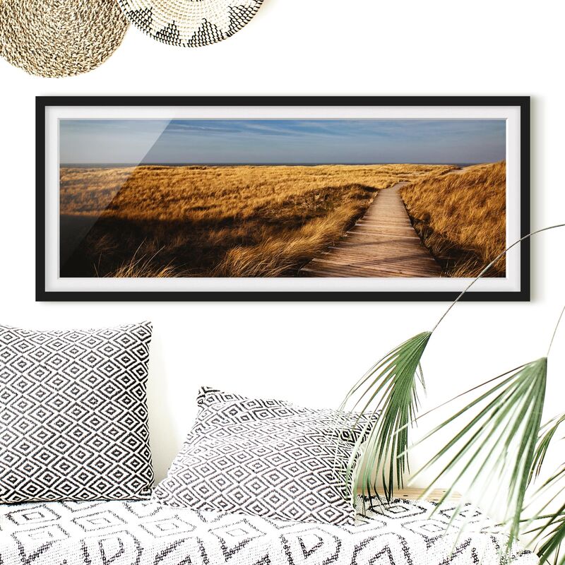 Póster enmarcado - Dünenweg Sull'Isola Di Sylt Dimensión LxA: 50cm x 130cm, Marco: Negro
Póster enmarcado - Dünenweg Sull'Isola Di Sylt Dimensión LxA: 50cm x 130cm, Marco: Negro