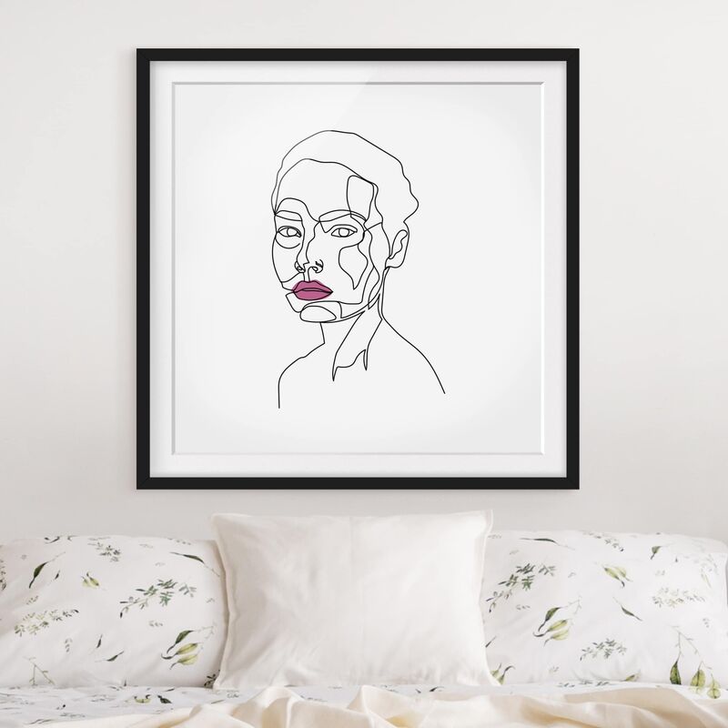 Póster enmarcado - Donna Del Ritratto Line Art Dimensión LxA: 70cm x 70cm, Marco: Negro
Póster enmarcado - Donna Del Ritratto Line Art Dimensión LxA: 70cm x 70cm, Marco: Negro