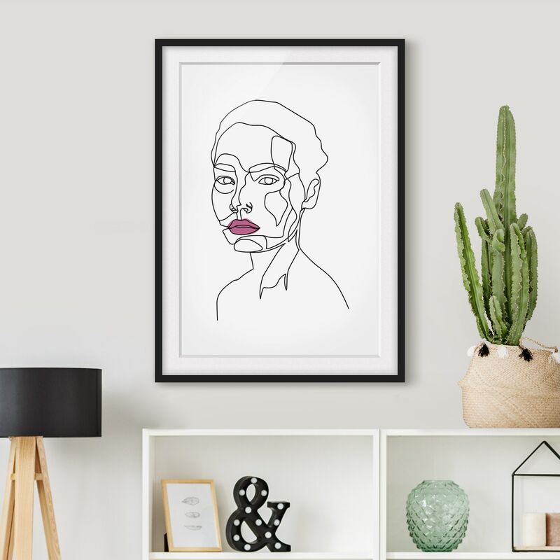 Póster enmarcado - Donna Del Ritratto Line Art Dimensión LxA: 70cm x 50cm, Marco: Negro
Póster enmarcado - Donna Del Ritratto Line Art Dimensión LxA: 70cm x 50cm, Marco: Negro
