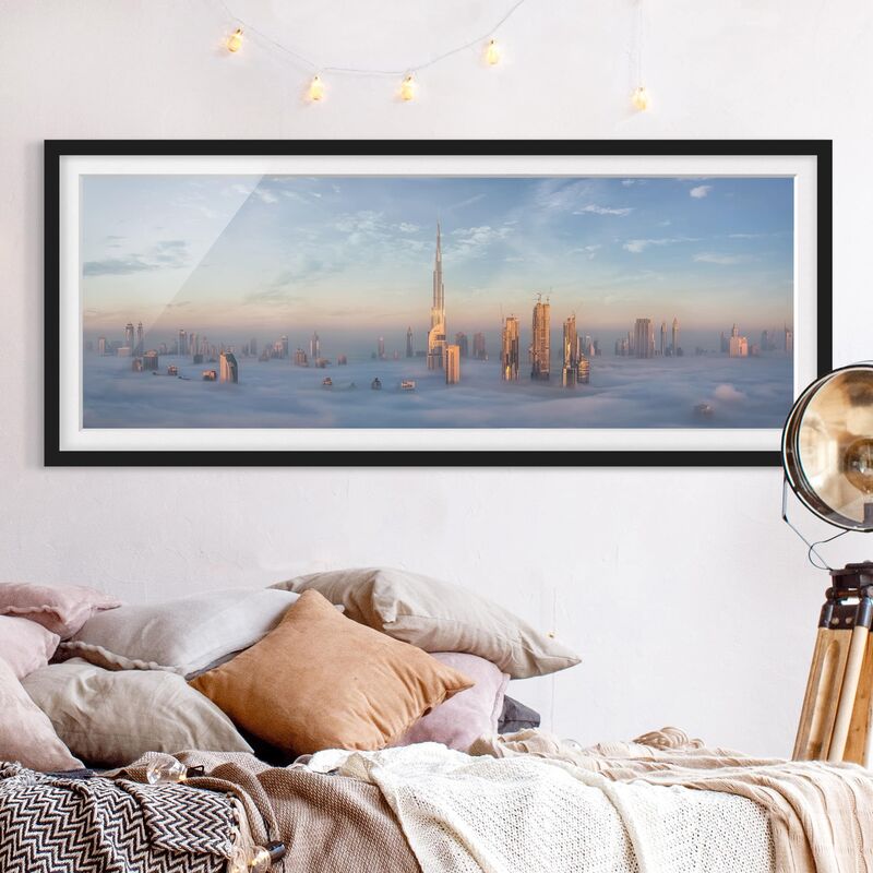 Póster enmarcado - Dubai Sopra Le Nuvole Dimensión LxA: 40cm x 100cm, Marco: Negro
Póster enmarcado - Dubai Sopra Le Nuvole Dimensión LxA: 40cm x 100cm, Marco: Negro