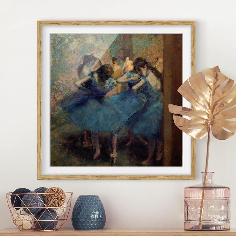 Póster enmarcado - Edgar Degas - Blue Dancers Dimensión LxA: 70cm x 70cm, Marco: Roble
Póster enmarcado - Edgar Degas - Blue Dancers Dimensión LxA: 70cm x 70cm, Marco: Roble
