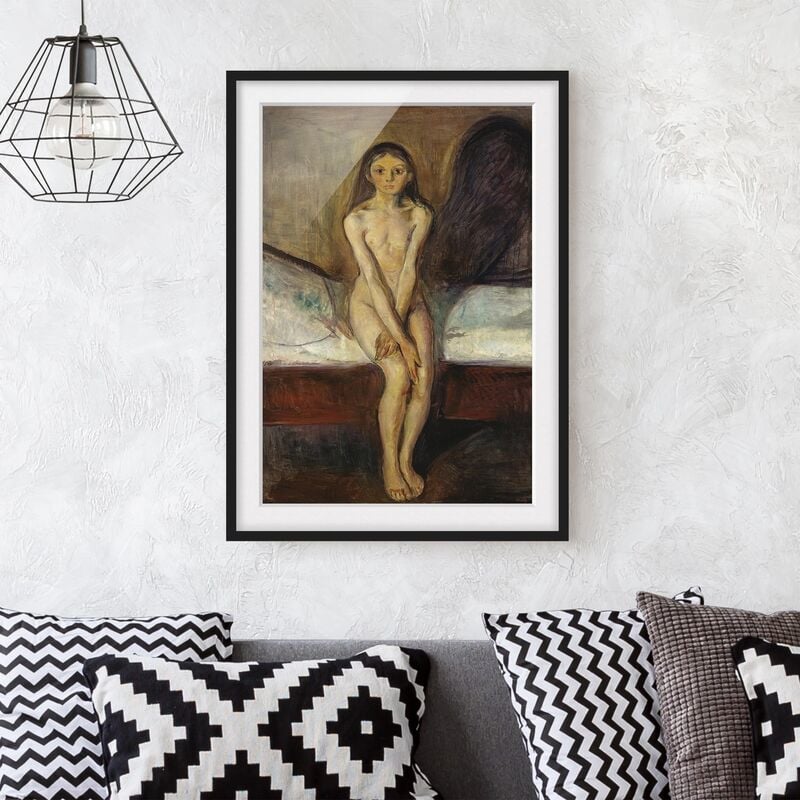 Póster enmarcado - Edvard Munch - Pubertà Dimensión LxA: 70cm x 50cm, Marco: Negro
Póster enmarcado - Edvard Munch - Pubertà Dimensión LxA: 70cm x 50cm, Marco: Negro
