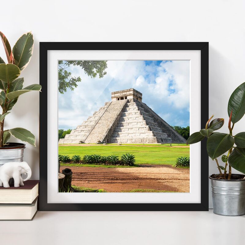 Póster enmarcado - El Castillo Pyramid Dimensión LxA: 50cm x 50cm, Marco: Negro
Póster enmarcado - El Castillo Pyramid Dimensión LxA: 50cm x 50cm, Marco: Negro