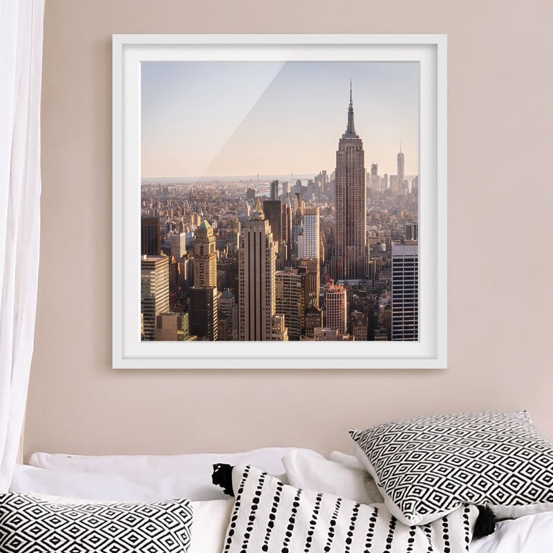 Póster enmarcado - Empire State Building Dimensión LxA: 20cm x 20cm, Marco: Roble
Póster enmarcado - Empire State Building Dimensión LxA: 20cm x 20cm, Marco: Roble