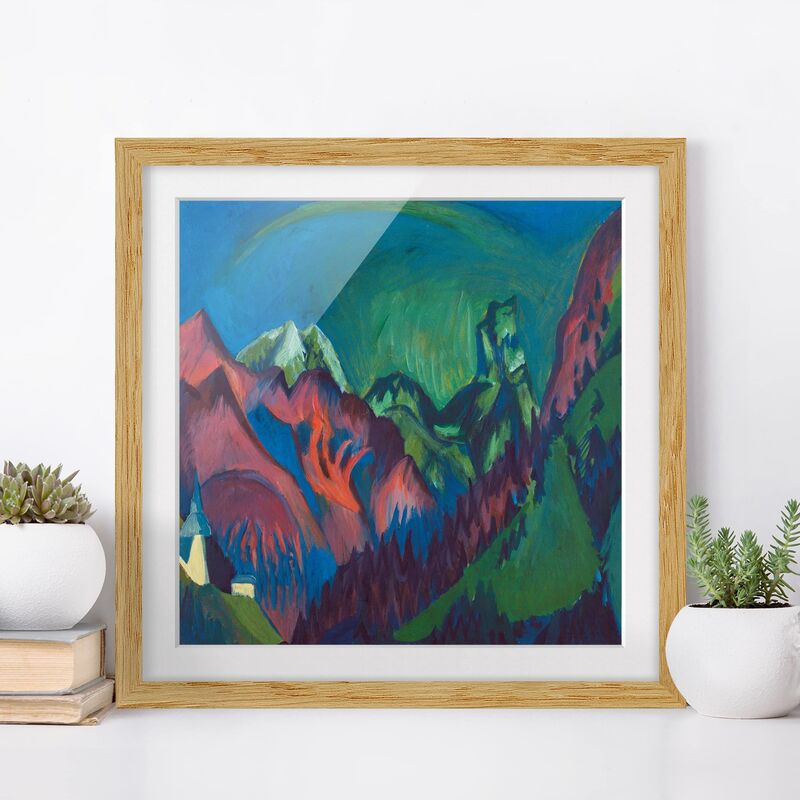 Póster enmarcado - Ernst Ludwig Kirchner - Canyon Zügenschlucht Near Monstein Dimensión LxA: 50cm x 50cm, Marco: Roble
Póster enmarcado - Ernst Ludwig Kirchner - Canyon Zügenschlucht Near Monstein Dimensión LxA: 50cm x 50cm, Marco: Roble