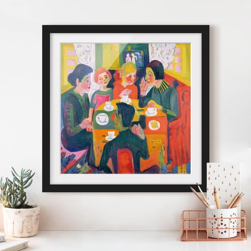 Póster enmarcado - Ernst Ludwig Kirchner - Coffee Table Dimensión LxA: 30cm x 30cm, Marco: Negro
Póster enmarcado - Ernst Ludwig Kirchner - Coffee Table Dimensión LxA: 30cm x 30cm, Marco: Negro