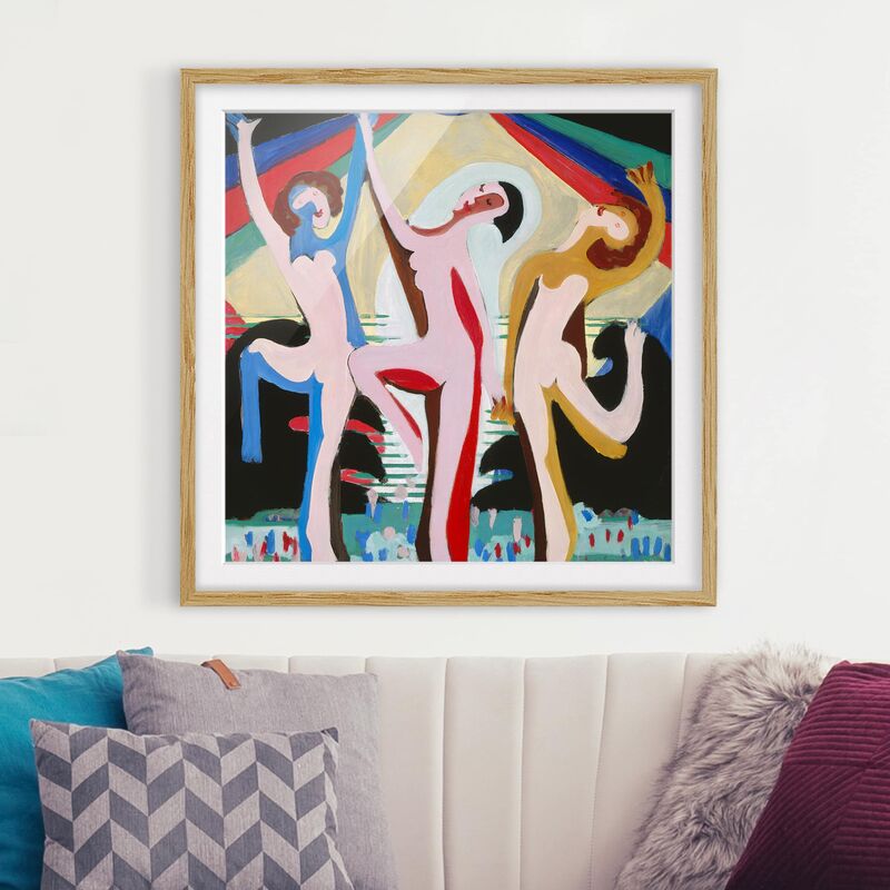 Póster enmarcado - Ernst Ludwig Kirchner - Color Dance Dimensión LxA: 20cm x 20cm, Marco: Roble
Póster enmarcado - Ernst Ludwig Kirchner - Color Dance Dimensión LxA: 20cm x 20cm, Marco: Roble