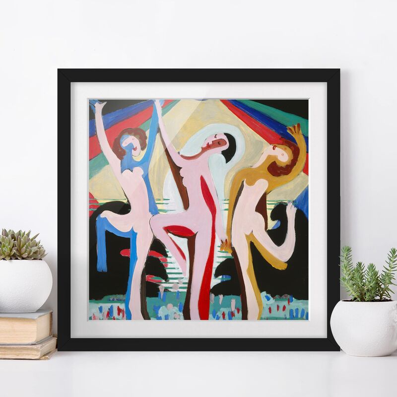 Póster enmarcado - Ernst Ludwig Kirchner - Color Dance Dimensión LxA: 70cm x 70cm, Marco: Negro
Póster enmarcado - Ernst Ludwig Kirchner - Color Dance Dimensión LxA: 70cm x 70cm, Marco: Negro
