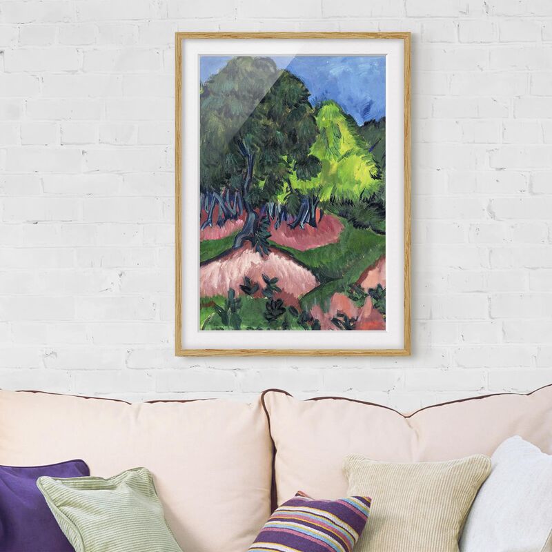Póster enmarcado - Ernst Ludwig Kirchner - Landscape With Chestnut Tree Dimensión LxA: 100cm x 70cm, Marco: Roble
Póster enmarcado - Ernst Ludwig Kirchner - Landscape With Chestnut Tree Dimensión LxA: 100cm x 70cm, Marco: Roble