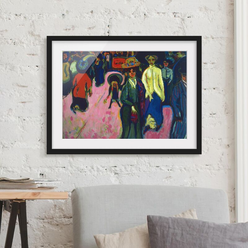 Póster enmarcado - Ernst Ludwig Kirchner - Street In Dresden Dimensión LxA: 70cm x 100cm, Marco: Negro
Póster enmarcado - Ernst Ludwig Kirchner - Street In Dresden Dimensión LxA: 70cm x 100cm, Marco: Negro
