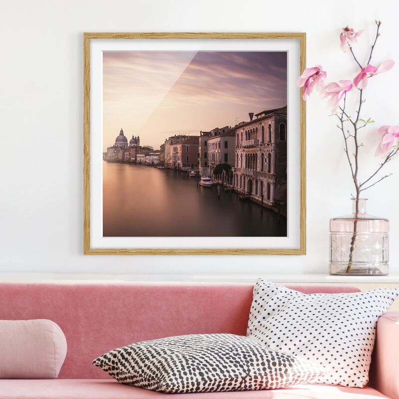 Póster enmarcado - Evening Mood In Venice Dimensión LxA: 70cm x 70cm, Marco: Roble
Póster enmarcado - Evening Mood In Venice Dimensión LxA: 70cm x 70cm, Marco: Roble