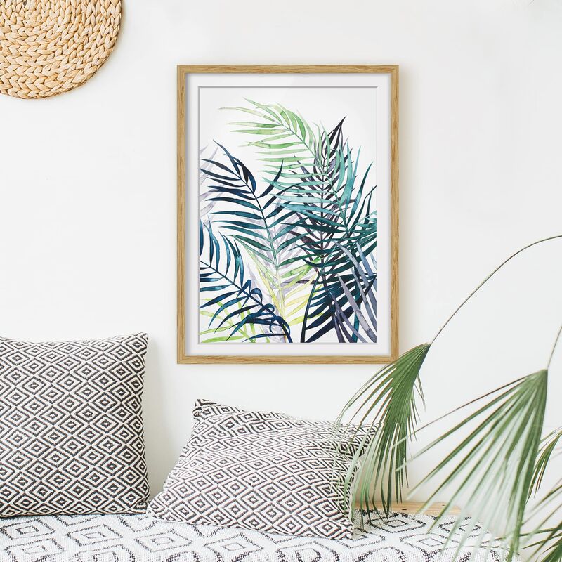 Póster enmarcado - Exotic Fogliame - Palme Dimensión LxA: 55cm x 40cm, Marco: Roble
Póster enmarcado - Exotic Fogliame - Palme Dimensión LxA: 55cm x 40cm, Marco: Roble