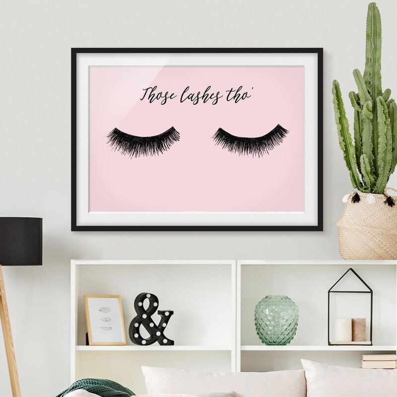 Póster enmarcado - Eyelashes Chat - Lashes Dimensión LxA: 40cm x 55cm, Marco: Negro
Póster enmarcado - Eyelashes Chat - Lashes Dimensión LxA: 40cm x 55cm, Marco: Negro