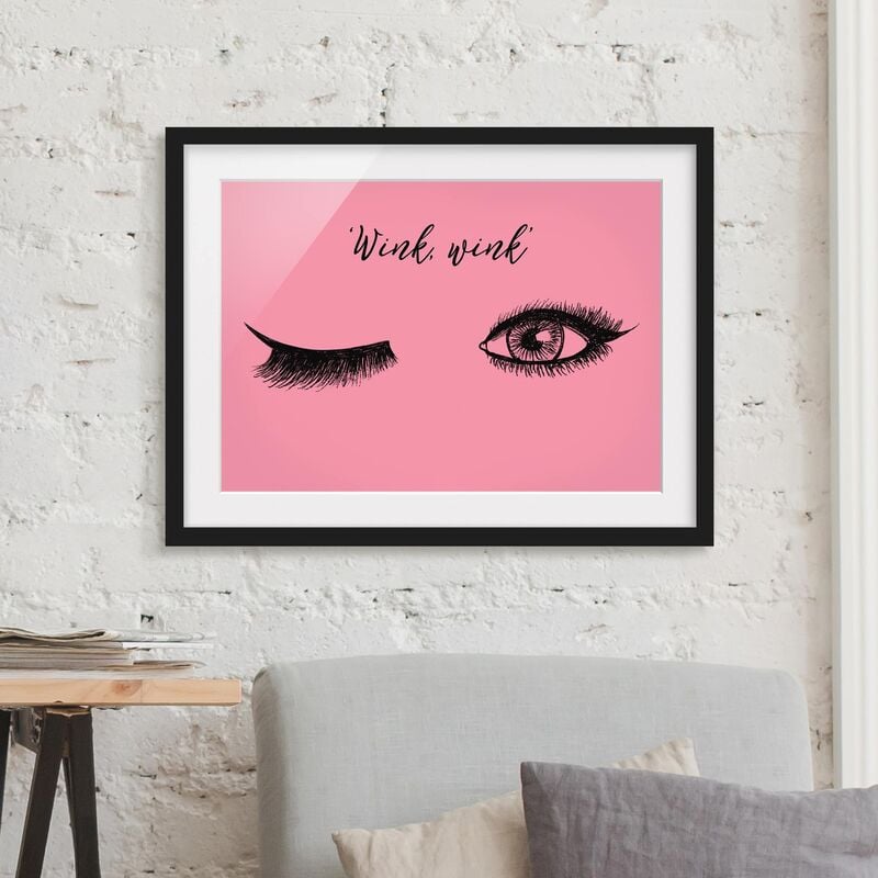 Póster enmarcado - Eyelashes Chat - Wink Dimensión LxA: 70cm x 100cm, Marco: Negro
Póster enmarcado - Eyelashes Chat - Wink Dimensión LxA: 70cm x 100cm, Marco: Negro
