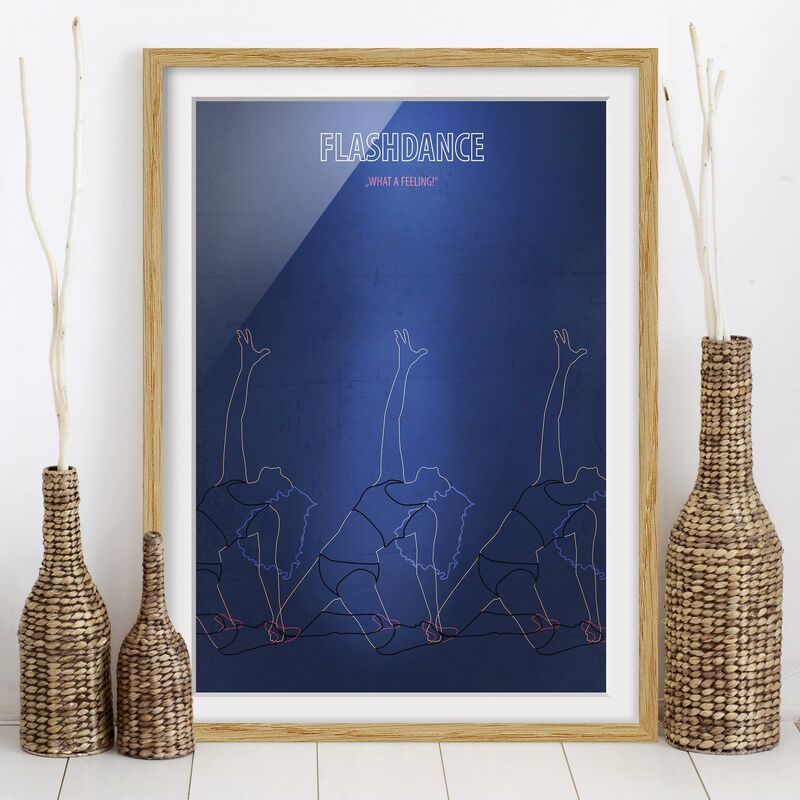 Póster enmarcado - Film Poster Flashdance Dimensión LxA: 70cm x 50cm, Marco: Roble
Póster enmarcado - Film Poster Flashdance Dimensión LxA: 70cm x 50cm, Marco: Roble