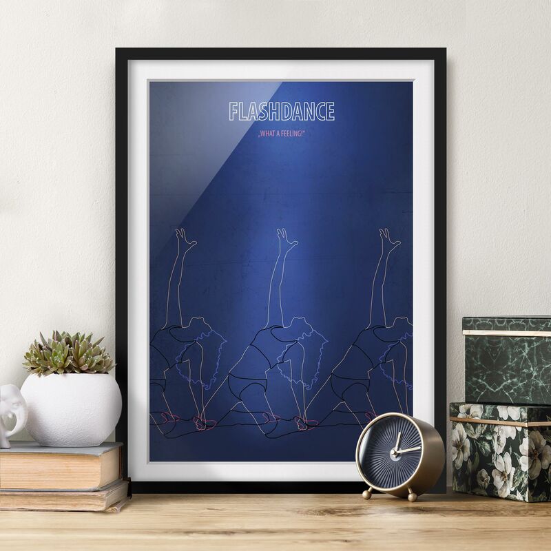 Póster enmarcado - Film Poster Flashdance Dimensión LxA: 70cm x 50cm, Marco: Negro
Póster enmarcado - Film Poster Flashdance Dimensión LxA: 70cm x 50cm, Marco: Negro